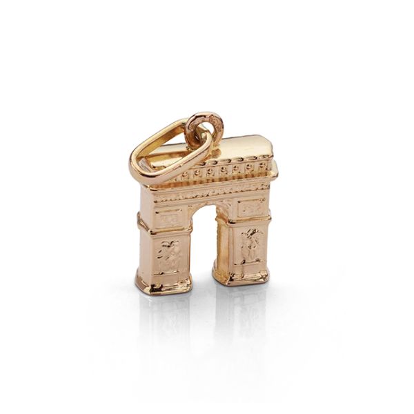 9ct Yellow Gold Arc de Triomphe Charm Main Image