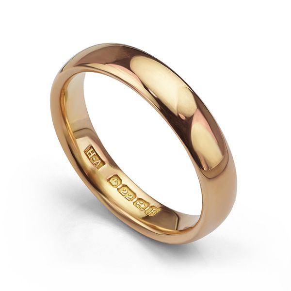 22ct Gold 1930 Wedding Ring  Main Image