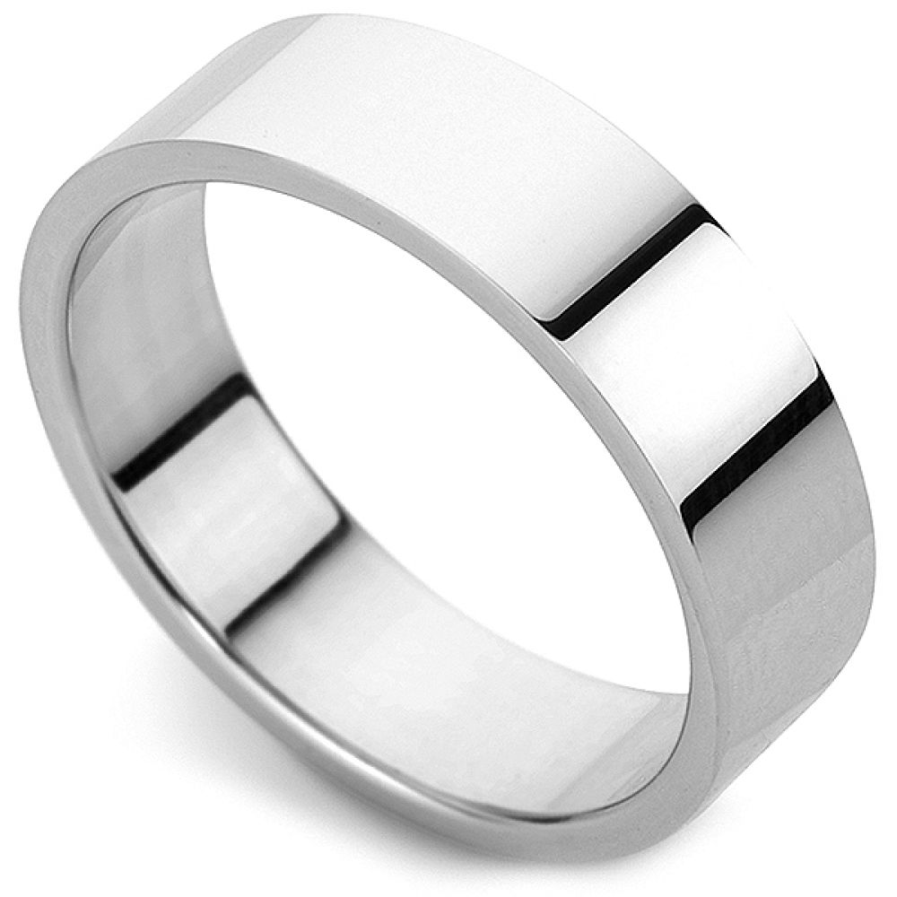 Knighton - Flat Profile Wedding Ring Knighton - Flat Profile Wedding Ring