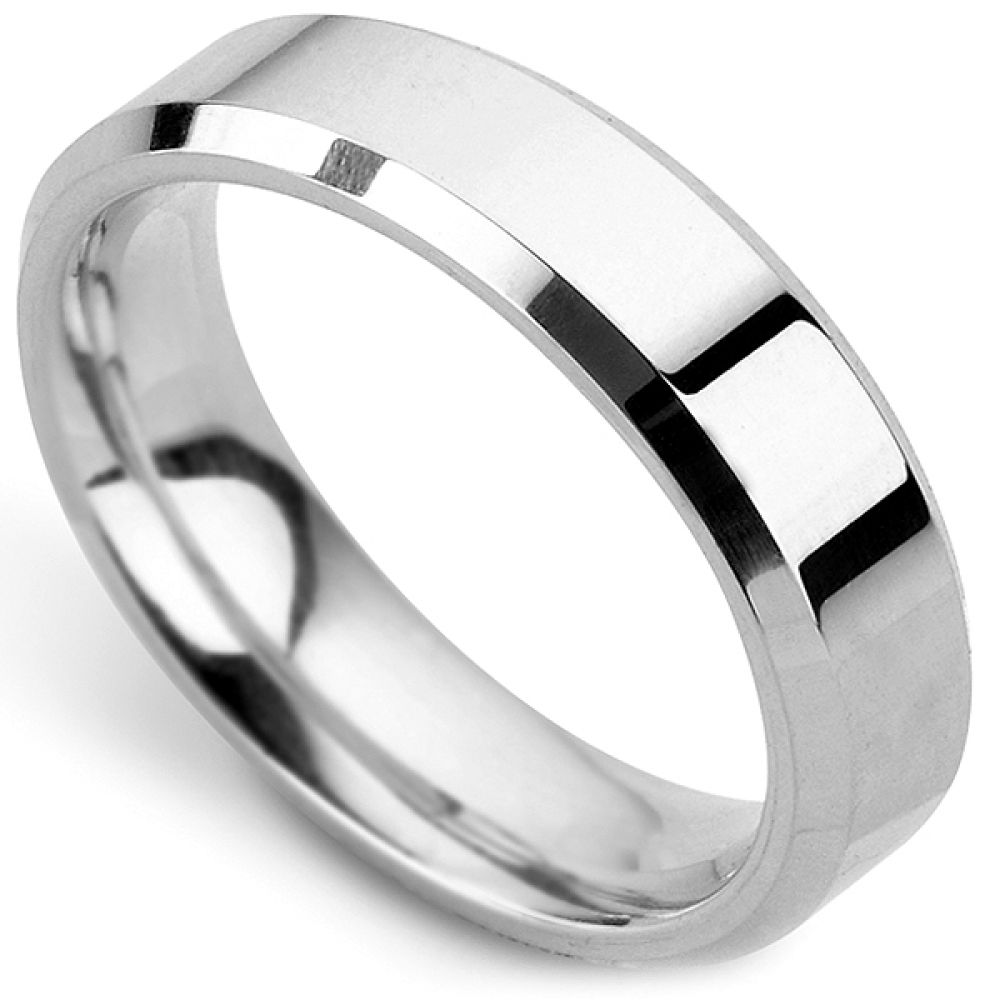 Heavyweight Bevelled Wedding Ring