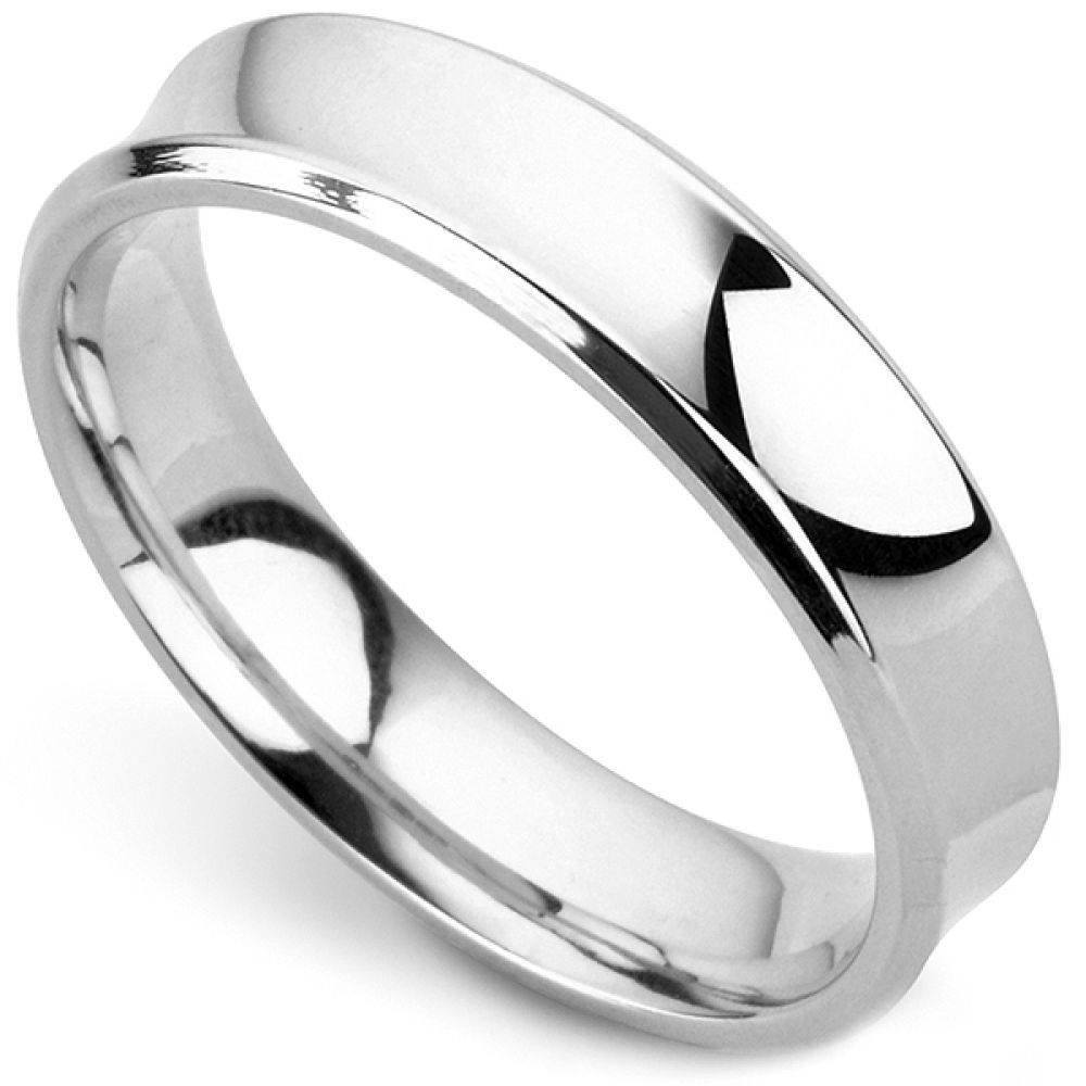 Gatcombe - Concave Wedding Band