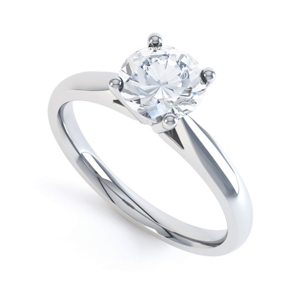 Harmony - Four Claw Round Solitaire Harmony - Four Claw Round Solitaire