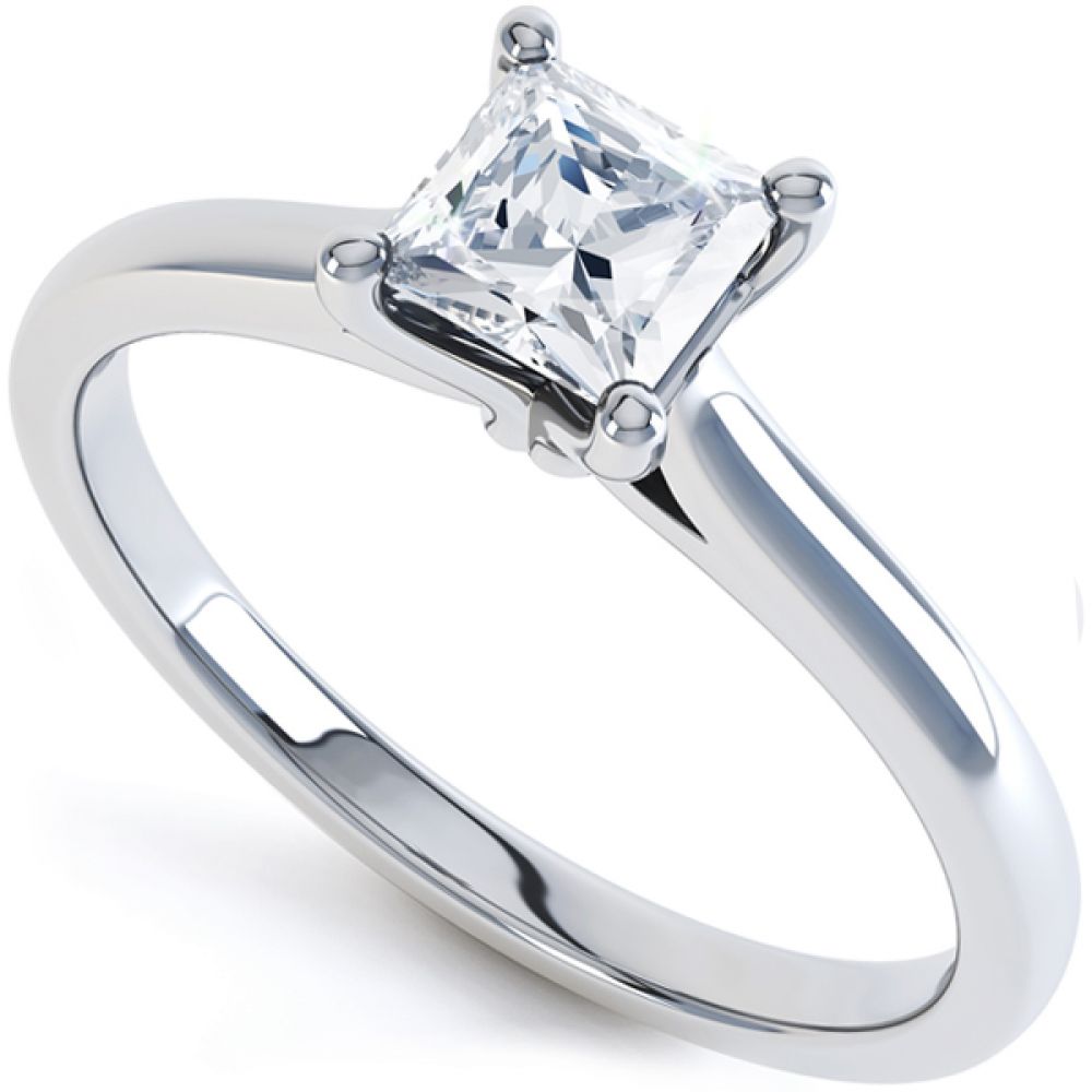 Grace - Princess Cut Diamond Solitaire