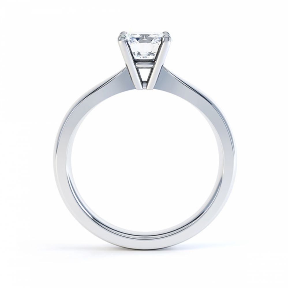 Side view of R1D004 Ella engagement ring