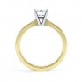 Ella engagement ring side view in yellow gold Ella engagement ring side view in yellow gold