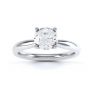 Ella engagement ring R1D004 top view in white gold Ella engagement ring R1D004 top view in white gold