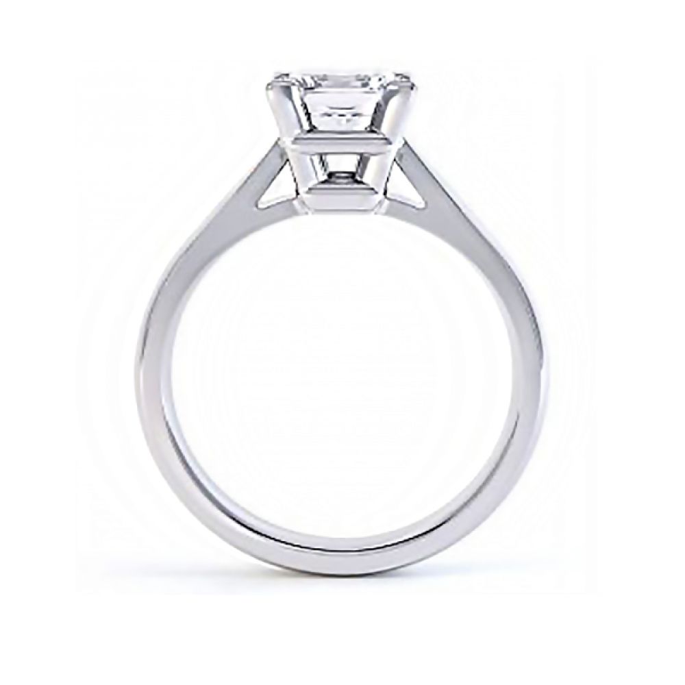 Side view of Ivy engagement ring R1D028 in white gold Side view of Ivy engagement ring R1D028 in white gold