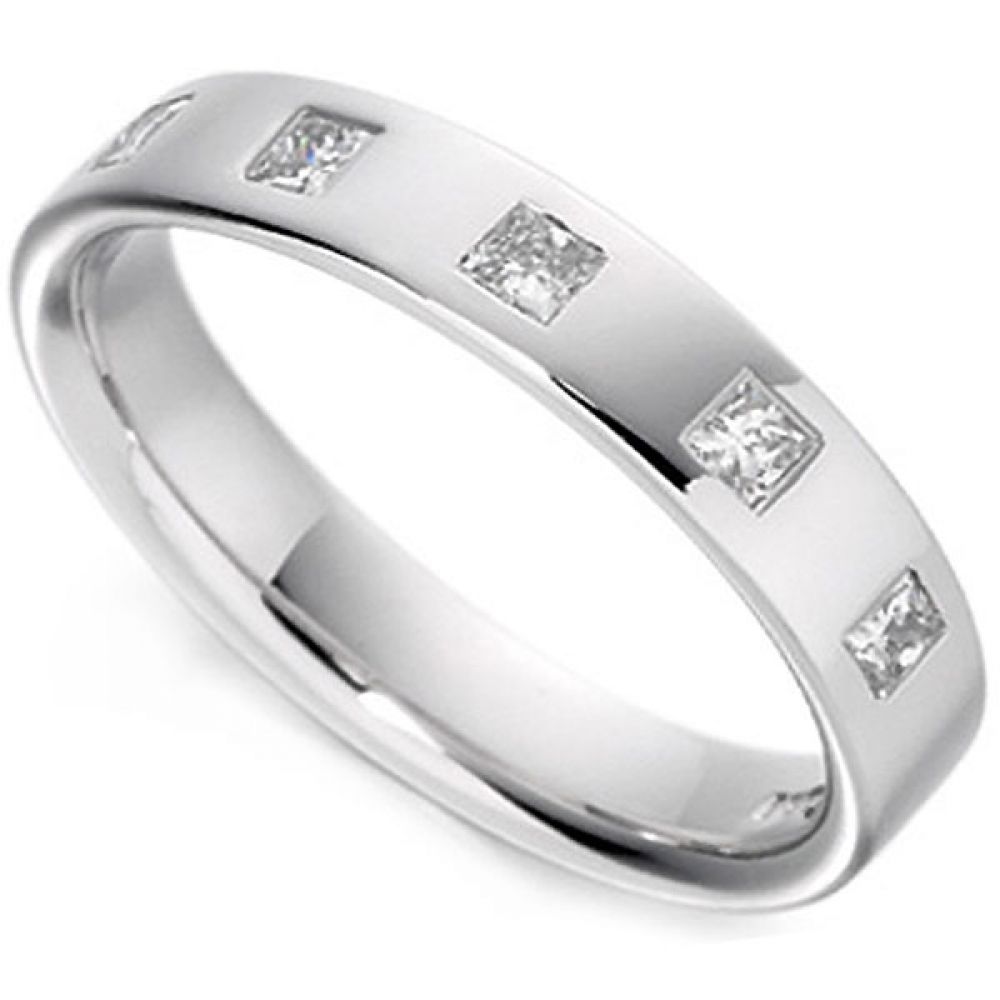 Half Set Diamond Wedding Ring