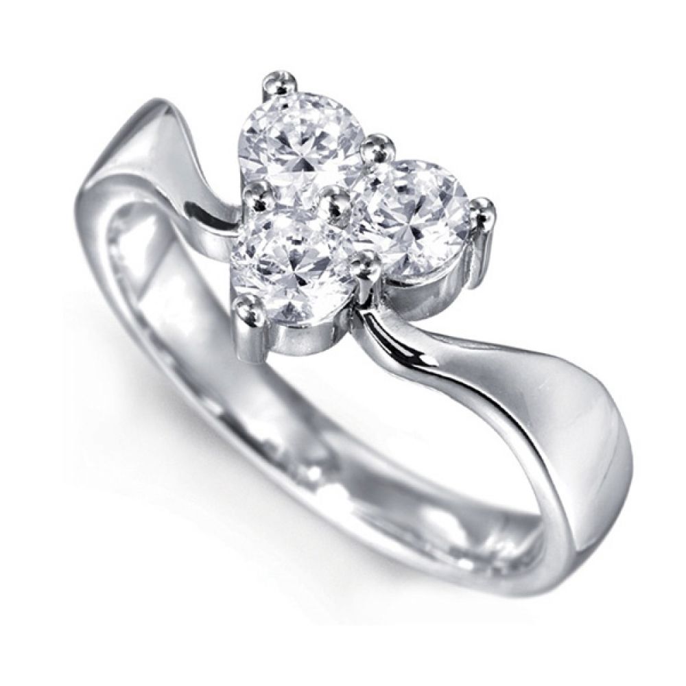 Addison - Three stone Dress Ring