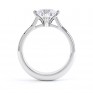 Naomi engagement ring R1D022 compass set side view white gold Naomi engagement ring R1D022 compass set side view white gold