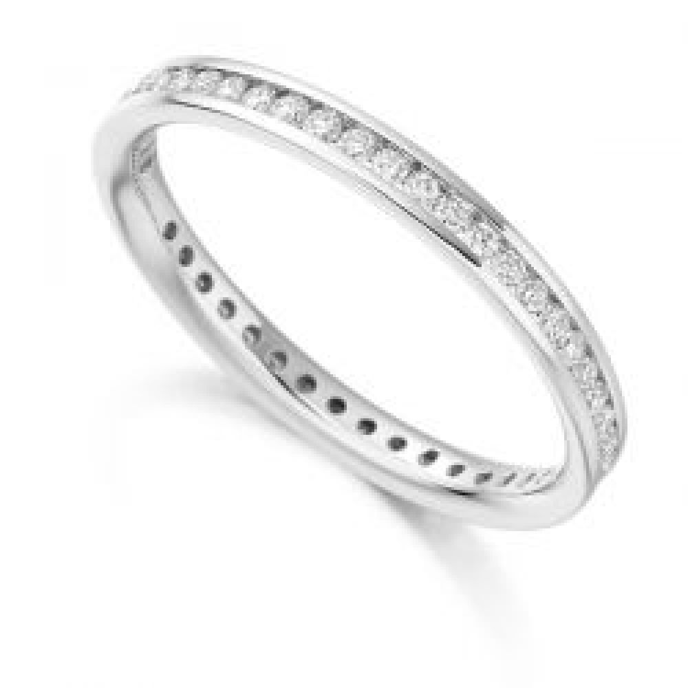 0.40 Carat Full Channel Set Diamond Eternity Ring