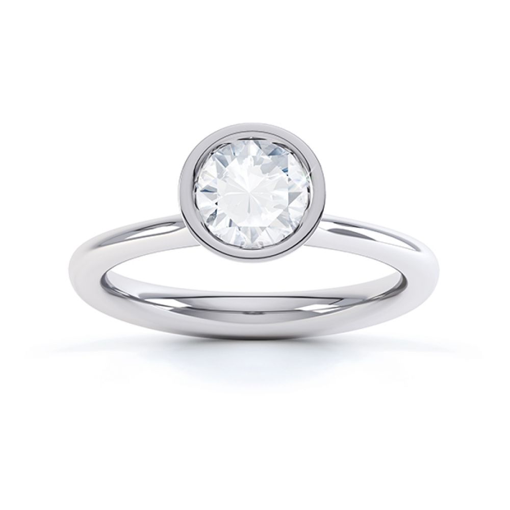 R1D023 Oceana top view in white gold R1D023 Oceana top view in white gold