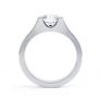 Chloe engagement ring white gold side view Chloe engagement ring white gold side view