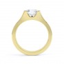 Chloe engagement ring yellow gold side view Chloe engagement ring yellow gold side view