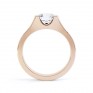 Chloe engagement ring rose gold side view Chloe engagement ring rose gold side view
