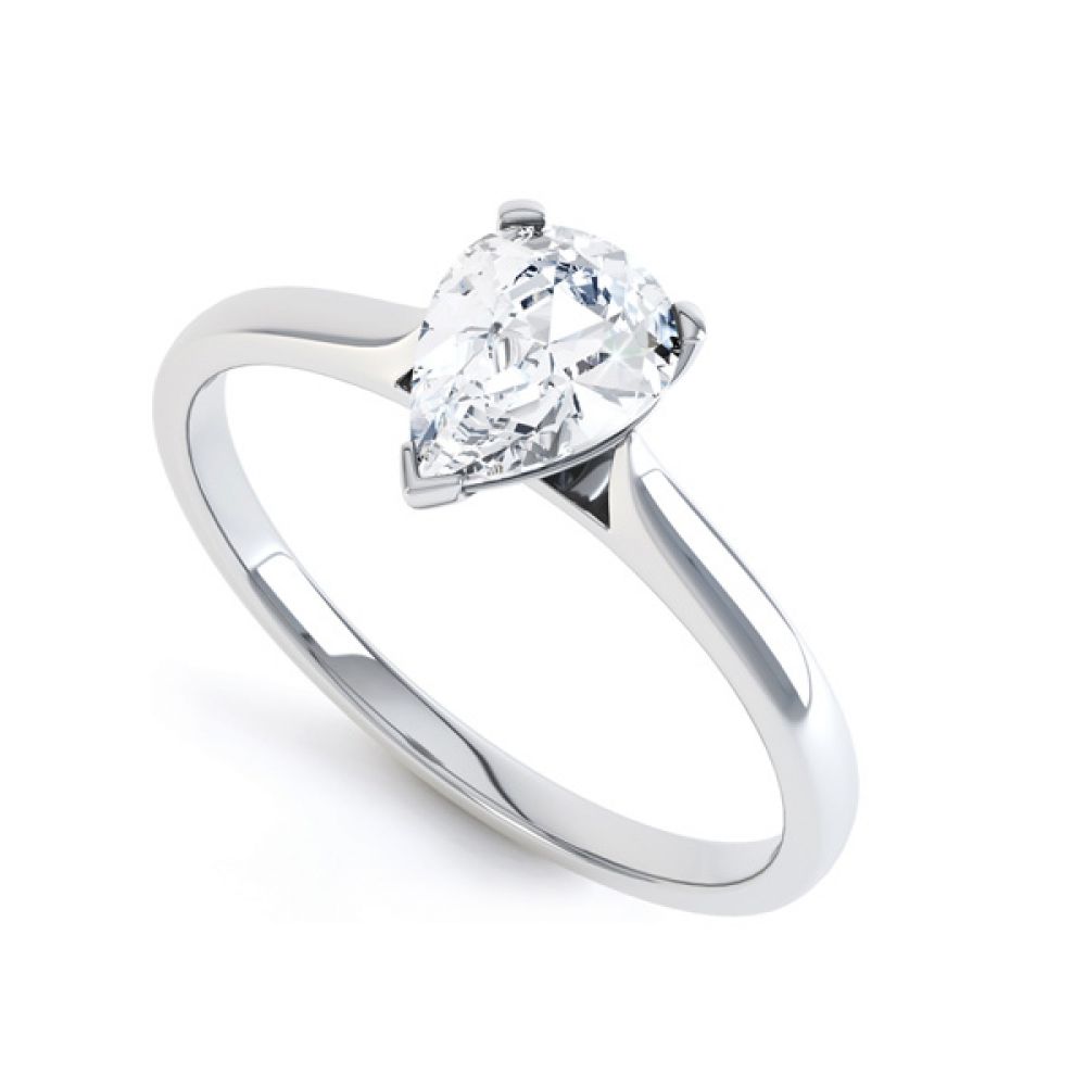 Pria - Pear-shaped Diamond Engagement Ring