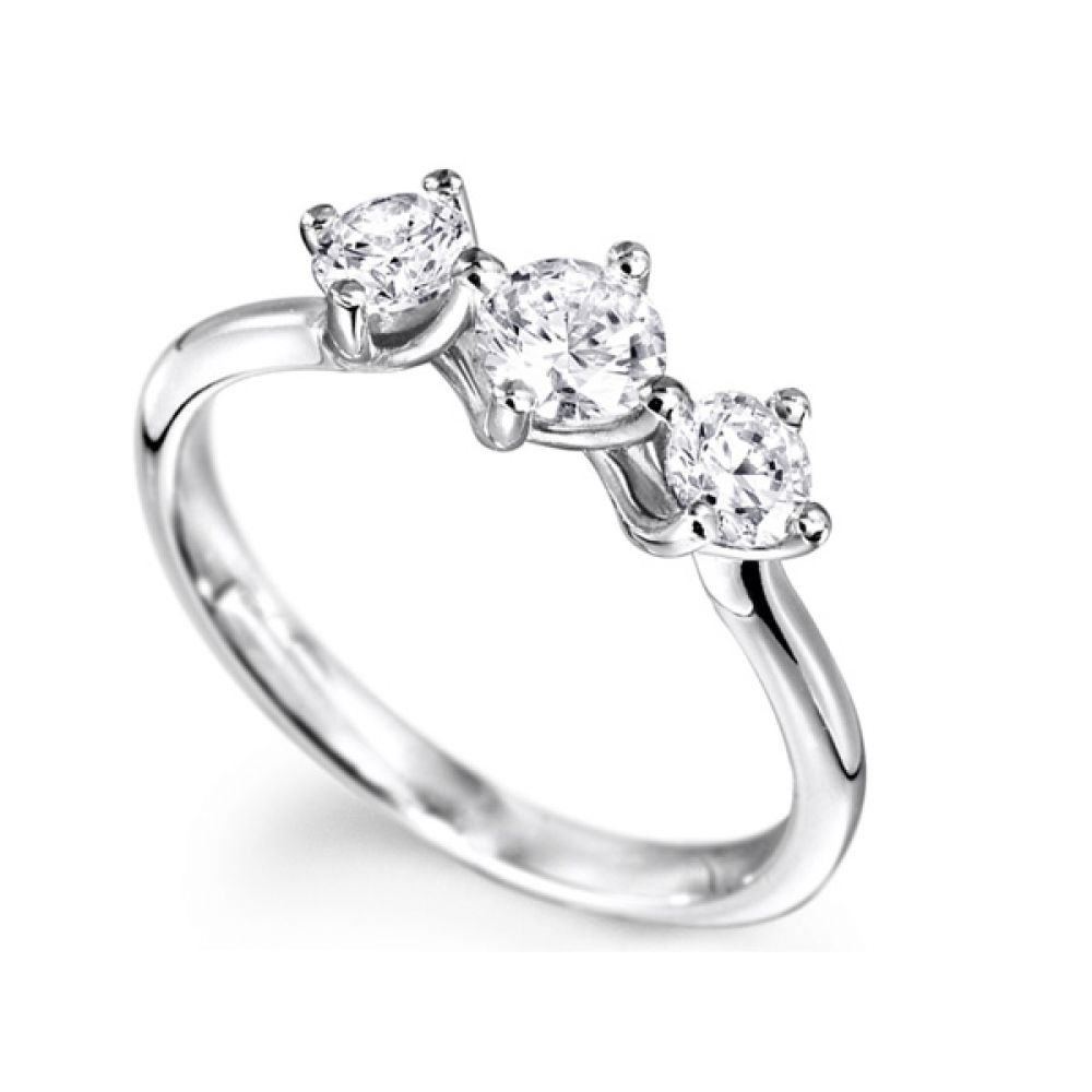Camilla - Three Stone Twist Claw Ring Camilla - Three Stone Twist Claw Ring