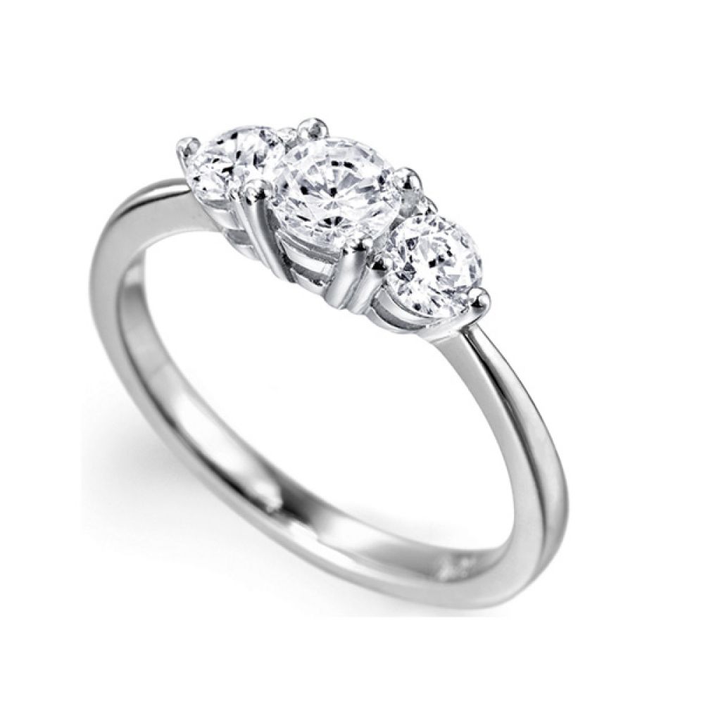 Melissa - Claw Set Three Stone Ring Melissa - Claw Set Three Stone Ring