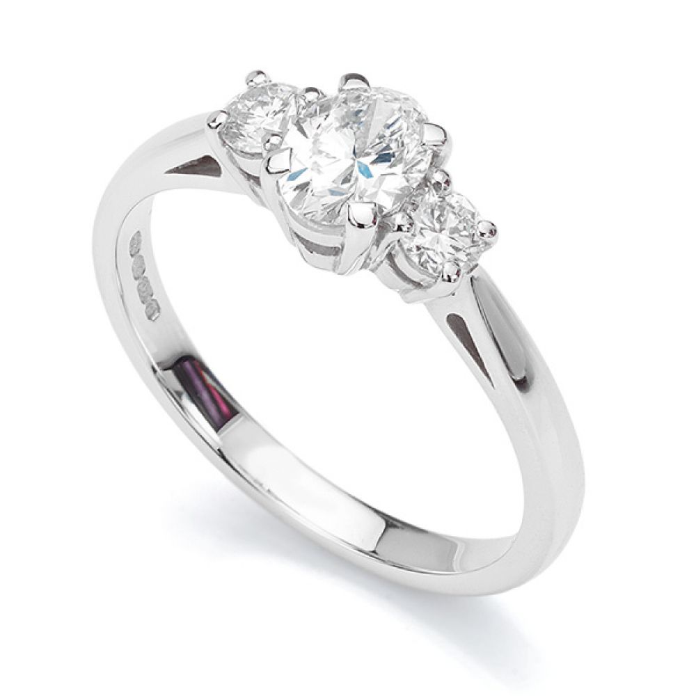 Danielle - Oval and Round Diamond Ring Danielle - Oval and Round Diamond Ring