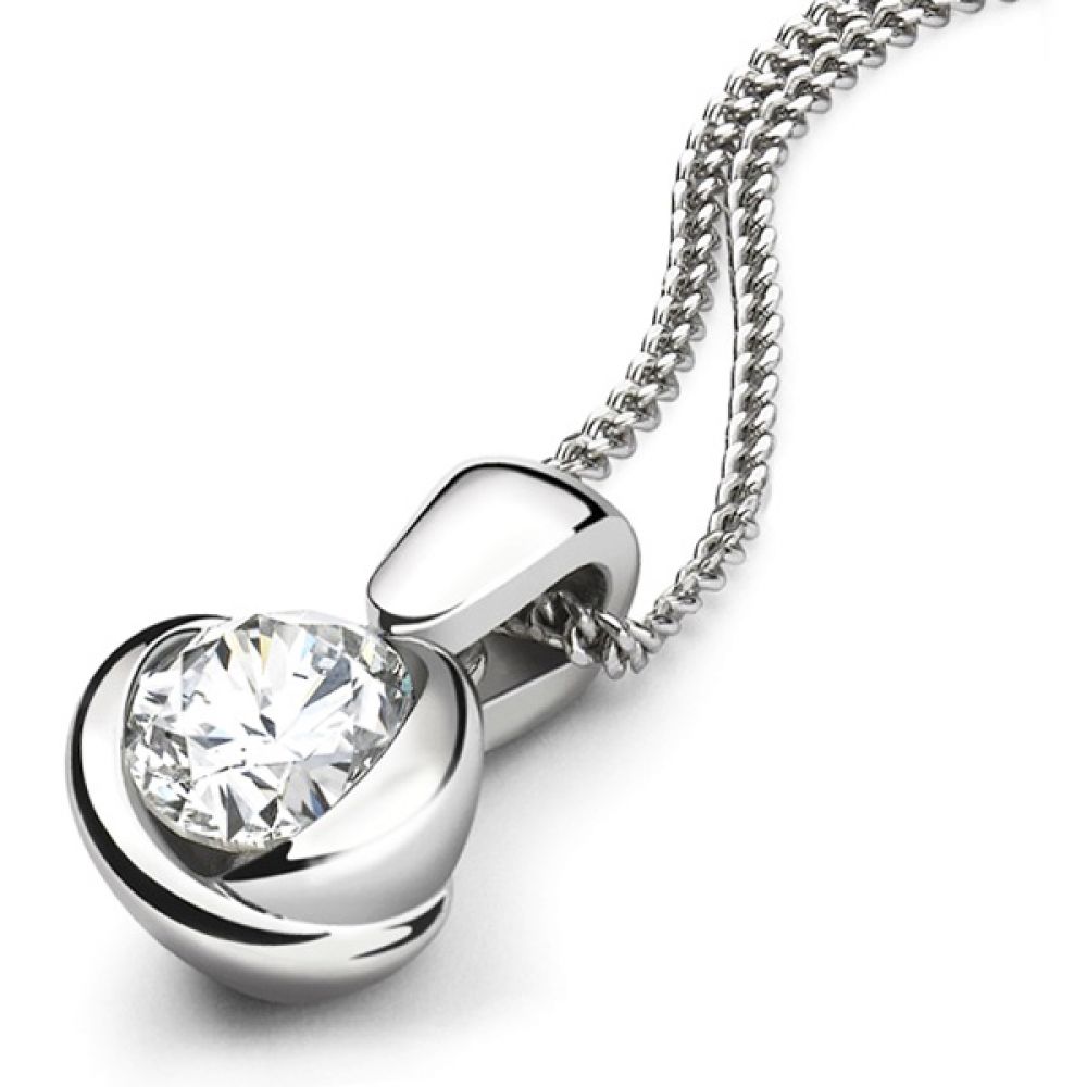 The Rosebud Diamond Pendant The Rosebud Diamond Pendant