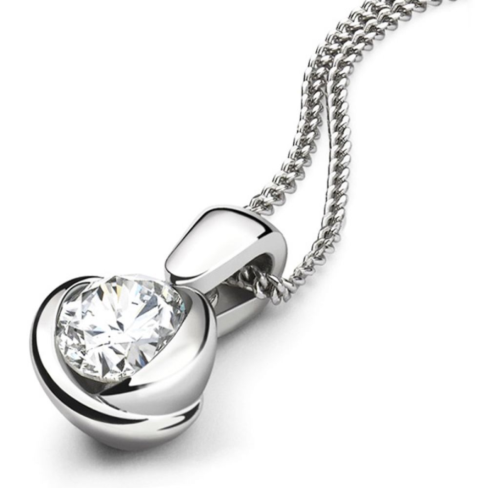 The Rosebud Diamond Pendant