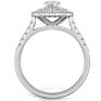 Double halo diamond ring in Platinum Double halo diamond ring in Platinum