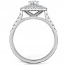 Double halo diamond ring in Platinum Double halo diamond ring in Platinum