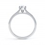 White gold side view of the marquise engagement ring Irisia White gold side view of the marquise engagement ring Irisia