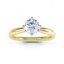 Compass Set Four Claw Round Solitaire Diamond Ring Top View Yellow Gold Compass Set Four Claw Round Solitaire Diamond Ring Top View Yellow Gold