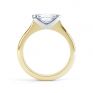 Sideways East-West Set Marquise Diamond Ring Side View Yellow Gold Sideways East-West Set Marquise Diamond Ring Side View Yellow Gold