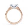 Sideways East-West Set Marquise Diamond Ring Side View Rose Gold Sideways East-West Set Marquise Diamond Ring Side View Rose Gold