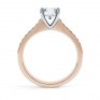 4 Claw Round Solitaire Diamond Shoulders yellow gold side view4 Claw Round Solitaire Diamond Shoulders rose gold side view 4 Claw Round Solitaire Diamond Shoulders yellow gold side view4 Claw Round Solitaire Diamond Shoulders rose gold side view