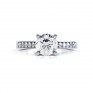 4 Claw Round Solitaire Diamond Shoulders yellow gold side view4 Claw Round Solitaire Diamond Shoulders white gold top view 4 Claw Round Solitaire Diamond Shoulders yellow gold side view4 Claw Round Solitaire Diamond Shoulders white gold top view