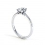 Another view of the single emerald cut diamond solitaire ring Another view of the single emerald cut diamond solitaire ring