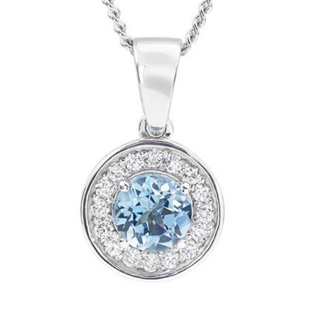 The Something Blue Wedding Pendant