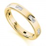 0.55cts Flush Set Baguette Cut Diamond Band In Yellow Gold 0.55cts Flush Set Baguette Cut Diamond Band In Yellow Gold