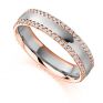 0.55cts Diamond Edged Full Eternity Ring In Rose Gold 0.55cts Diamond Edged Full Eternity Ring In Rose Gold