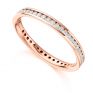 0.41cts Full Diamond Eternity Ring with Channel Setting In Rose Gold 0.41cts Full Diamond Eternity Ring with Channel Setting In Rose Gold