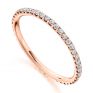 0.50cts Finely Claw Set Full Diamond Eternity Ring In Rose Gold 0.50cts Finely Claw Set Full Diamond Eternity Ring In Rose Gold