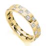 1.65ct Checkerboard Princess Diamond Eternity Ring In Yellow Gold 1.65ct Checkerboard Princess Diamond Eternity Ring In Yellow Gol