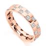1.65ct Checkerboard Princess Diamond Eternity Ring In Rose Gold 1.65ct Checkerboard Princess Diamond Eternity Ring In Rose Gold