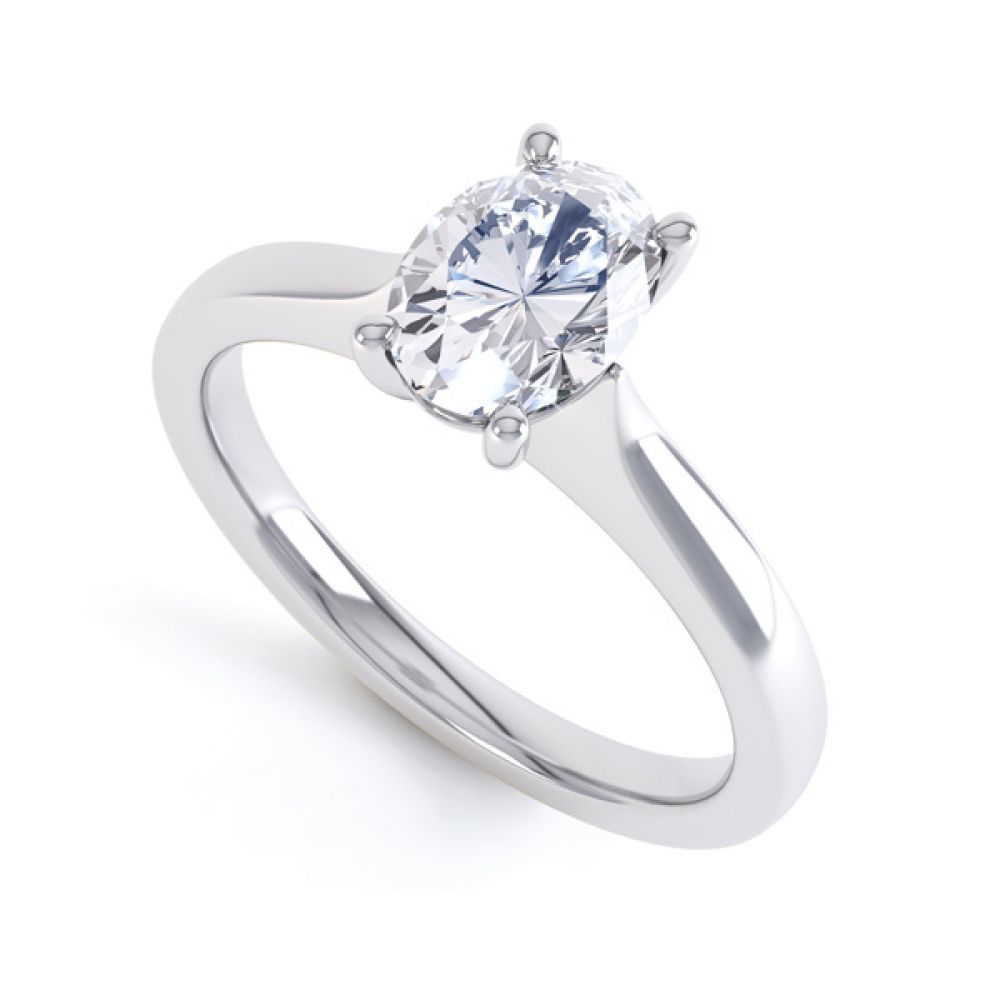 Latina - Four Claw Oval Solitaire Latina - Four Claw Oval Solitaire