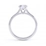 Fluted Part Engagement Ring with High Setting Side View Fluted Part Engagement Ring with High Setting Side View