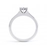6 Claw Diamond Engagement Ring with Basket Setting Side View 6 Claw Diamond Engagement Ring with Basket Setting Side View