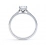 4 Prong Princess Engagement Ring Wedfit Setting Side View 4 Prong Princess Engagement Ring Wedfit Setting Side View