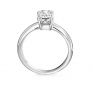 Ultramodern 4 Claw Emerald Diamond Solitaire White Gold Ring Ultramodern 4 Claw Emerald Diamond Solitaire Rose Gold Ring