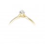 Split Shoulder 2 Claw Marquise Diamond Ring Yelow Gold Side Split Shoulder 2 Claw Marquise Diamond Ring Yellow Gold Side