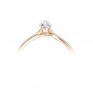 Split Shoulder 2 Claw Marquise Diamond Ring Rose Gold Side Split Shoulder 2 Claw Marquise Diamond Ring Rose Gold Side