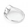 Ursa Marquise diamond solitaire engagement ring fairtrade white gold side view Ursa Marquise diamond solitaire engagement ring fairtrade white gold side view