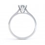 4 Claw Wedfit Compass Set Solitaire Ring Side View 4 Claw Wedfit Compass Set Solitaire Ring Side View